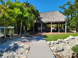 Lot 62 View of Tiki from Dock