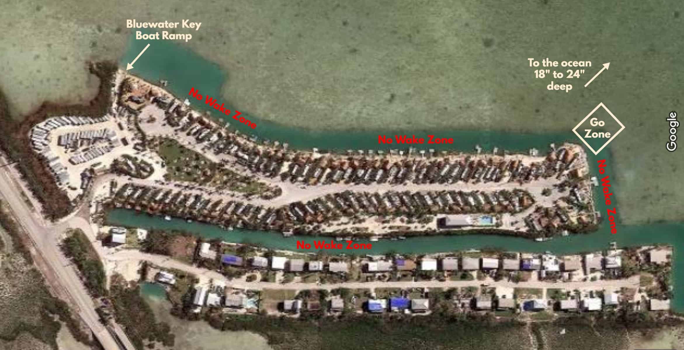 What are the boating zones?