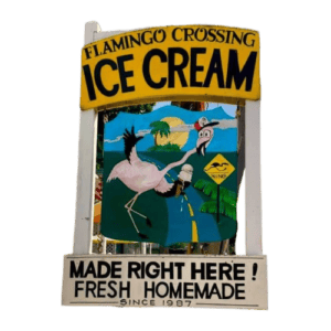Flamingo Crossing Ice Cream