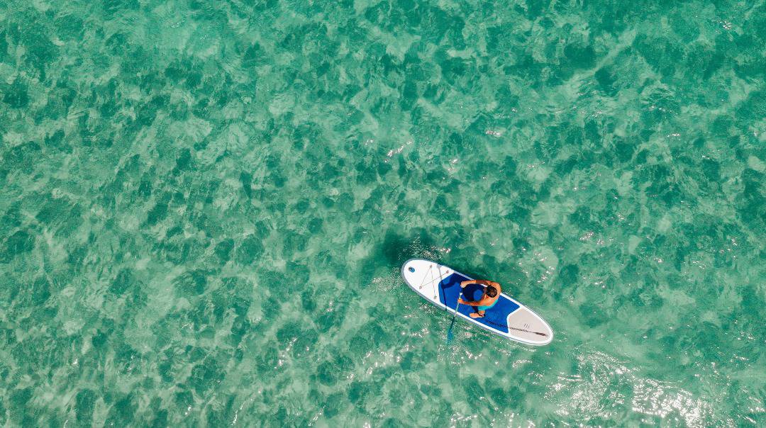 Stand up paddleboard from air - Homepage