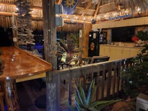 Lot0 8 Tiki Inside at Night